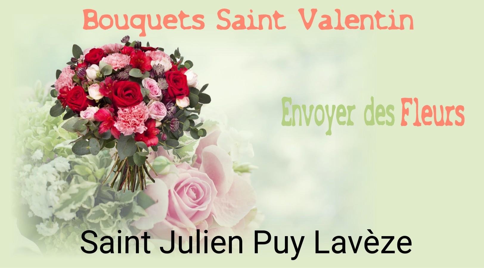 Roses de Saint-Valentin livrées à Saint-Julien-Puy-Lavèze
